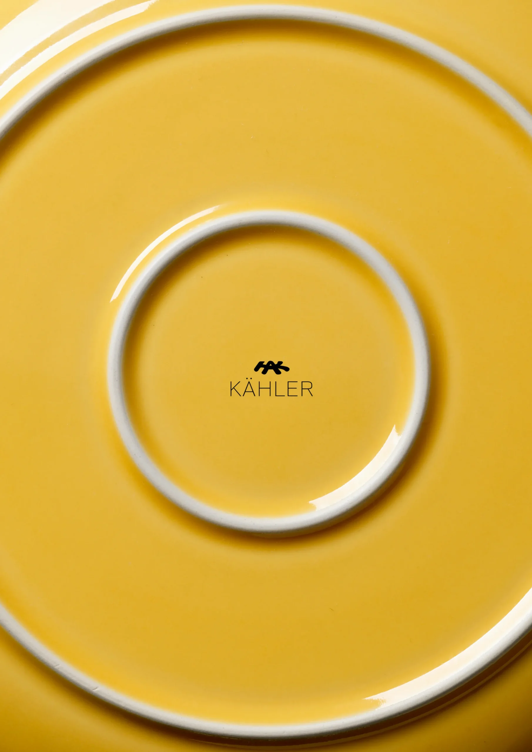 Kähler Colore Tallerken Ø27 cm saffron yellow