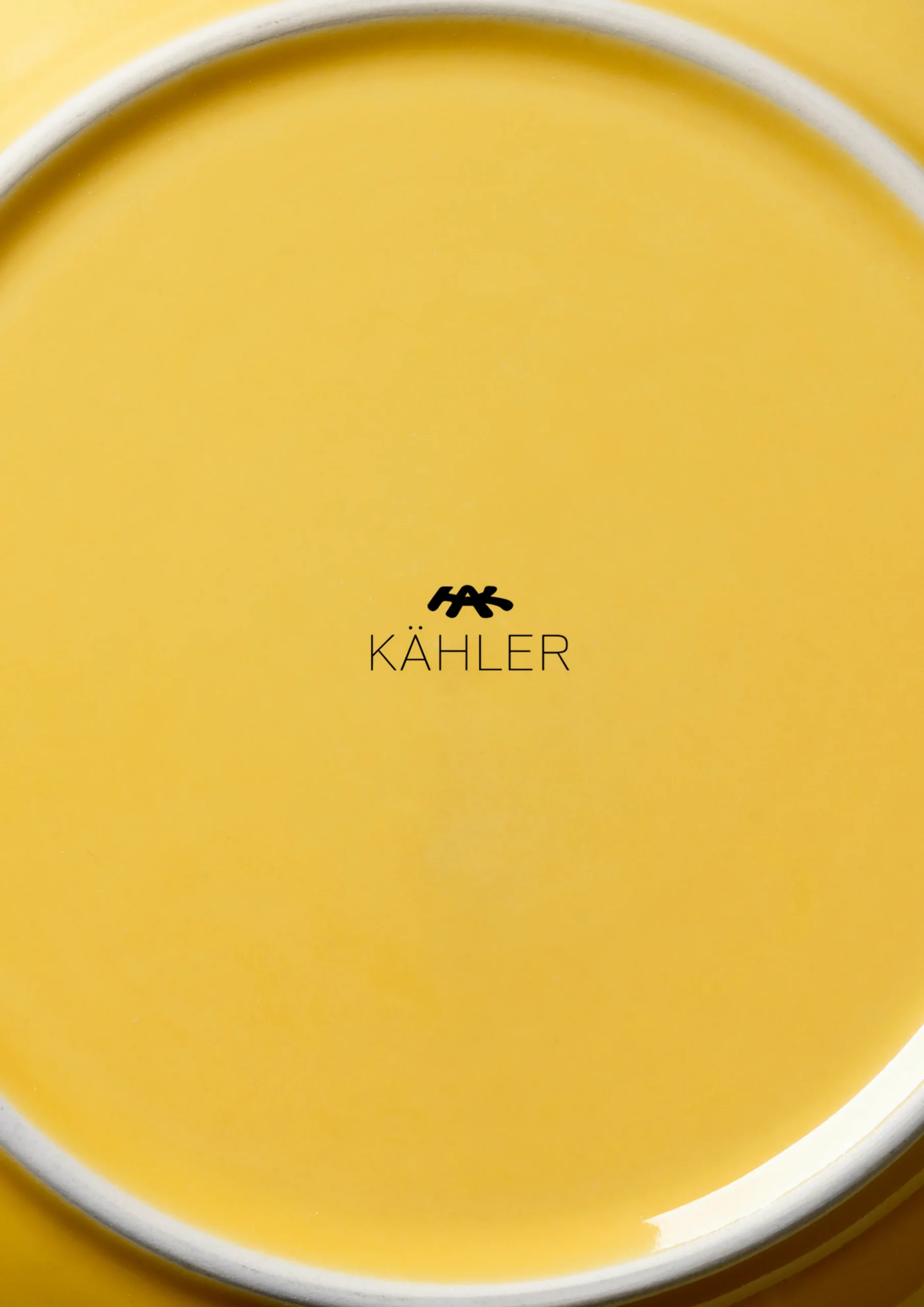 Kähler Colore Tallerken Ø19 cm saffron yellow
