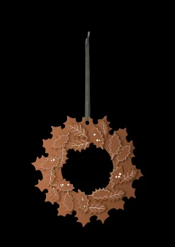 Kähler Gingerbread Julekrans Ø18.5 cm brun - Kjøp nå