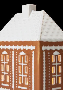 Kähler Gingerbread Lyshus medium brun