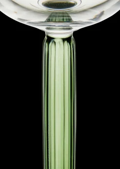 Kähler Hammershøi Champagneglass 24 cl grønn 2 stk.