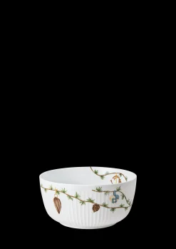 Kähler Hammershøi Christmas Skål Ø21 cm hvit m. deko