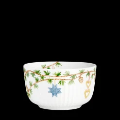 Kähler Hammershøi Christmas Skål Ø12 cm hvit m. deko