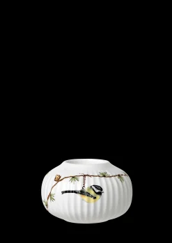 Kähler Hammershøi Christmas Telyslykt Ø10 cm hvit m. deko