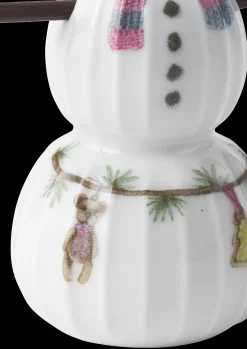 Kähler Hammershøi Christmas Snøgutt H9 hvit m. deko