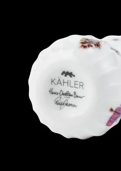 Kähler Hammershøi Christmas Snømann hengende H9,5 hvit