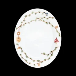 Kähler Hammershøi Christmas Oval bord skål 28.5x22.5