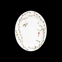 Kähler Hammershøi Christmas Oval bord skål 34x27