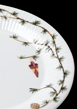 Kähler Hammershøi Christmas Oval bord skål 34x27