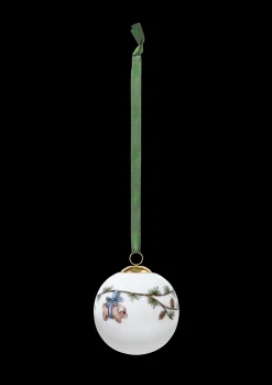 Kähler Hammershøi Christmas Kule 2023 Ø6 cm hvit m. deko