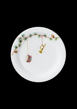 Kähler Hammershøi Christmas Tallerken Ø19 cm hvit m. deko