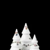 Kähler Hammershøi Christmas tree hvit m. deko 3 stk.