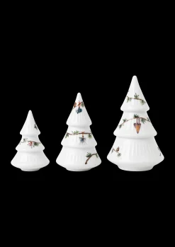 Kähler Hammershøi Christmas tree hvit m. deko 3 stk.