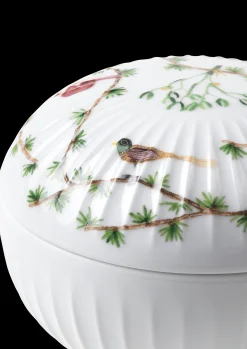 Kähler Hammershøi Christmas Bonbonnier Ø12 cm hvit m. deko