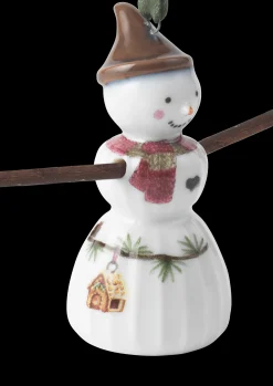 Kähler Hammershøi Christmas Snøjente hengende H6,5 hvit