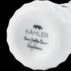 Kähler Hammershøi Christmas Snøjente hengende H6,5 hvit