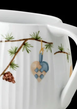 Kähler Hammershøi julesausmugge 66 cl hvit med dekor