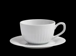 Kähler Hammershøi Kaffekopp med skål 25 cl hvit (16060)