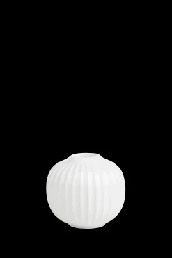 Kähler Hammershøi Lysestake rund Ø8 cm hvit (15362)