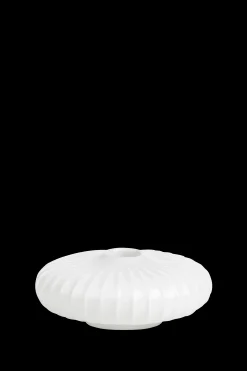 Kähler Hammershøi Lysestake rund Ø11.5 cm hvit (15368)