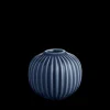 Kähler Hammershøi Lysestake rund Ø7.5 cm indigo (18182)