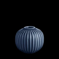 Kähler Hammershøi Lysestake rund Ø7.5 cm indigo (18182)