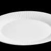 Kähler Hammershøi Oval serveringsfat 28.5x22.5 hvit