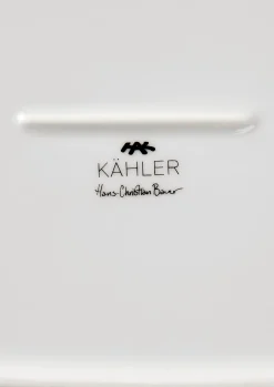 Kähler Hammershøi Oval serveringsfat 40x22.5 hvit - Kjøb her