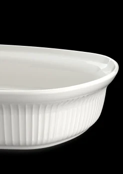 Kähler Hammershøi Ovnsfast fat 39x29.5 cm hvit