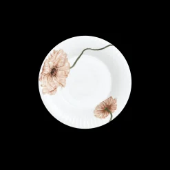 Kähler Hammershøi Poppy Dyp tallerken Ø21 cm hvit m. deko