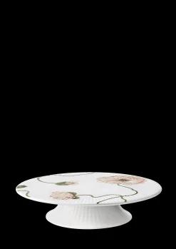 Kähler Hammershøi Poppy Kakefat Ø30 cm hvit m. deko