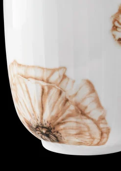 Kähler Hammershøi Poppy Krus 33 cl hvit m. deko