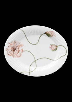 Kähler Hammershøi Poppy Oval bord skål 22.5x28.5