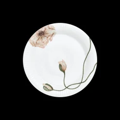Kähler Hammershøi Poppy Tallerken Ø27 cm hvit m. deko