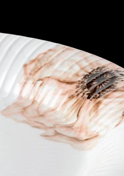 Kähler Hammershøi Poppy Tallerken Ø27 cm hvit m. deko