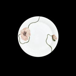 Kähler Hammershøi Poppy Tallerken Ø22 cm hvit m. deko