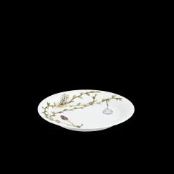 Kähler Hammershøi Spring Tallerken Ø22 cm hvit m. deko