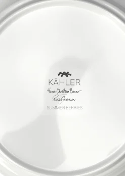 Kähler Hammershøi Summer Tallerken Ø22 cm forget me not