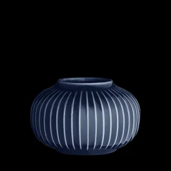 Kähler Hammershøi Telyslykt rund Ø10 cm indigo (18181)