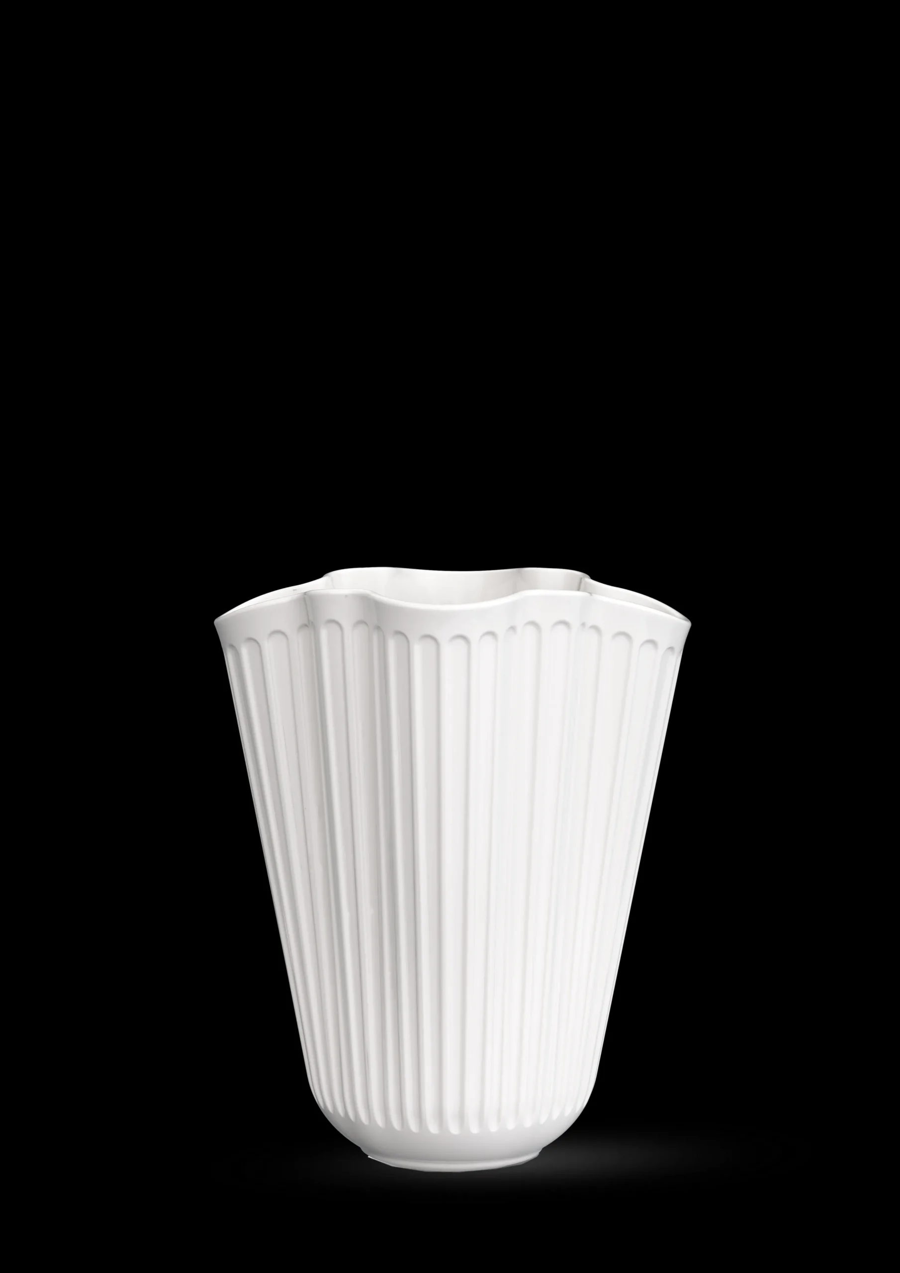 Kähler Hammershøi Unfold Vase H16.5 cm hvit