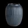 Kähler Hammershøi Vase H21 antrasittgrå (15381)