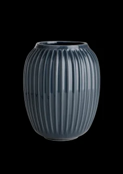 Kähler Hammershøi Vase H21 antrasittgrå (15381)