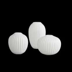 Kähler Hammershøi Vase miniatyr hvit 3 stk. (16145)