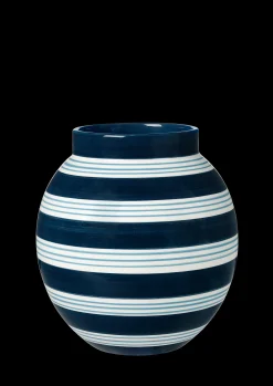 Kähler Omaggio Nuovo Vase H20.5 mørk blå