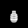 Kähler Omaggio Vase H12.5 sølv (15211)