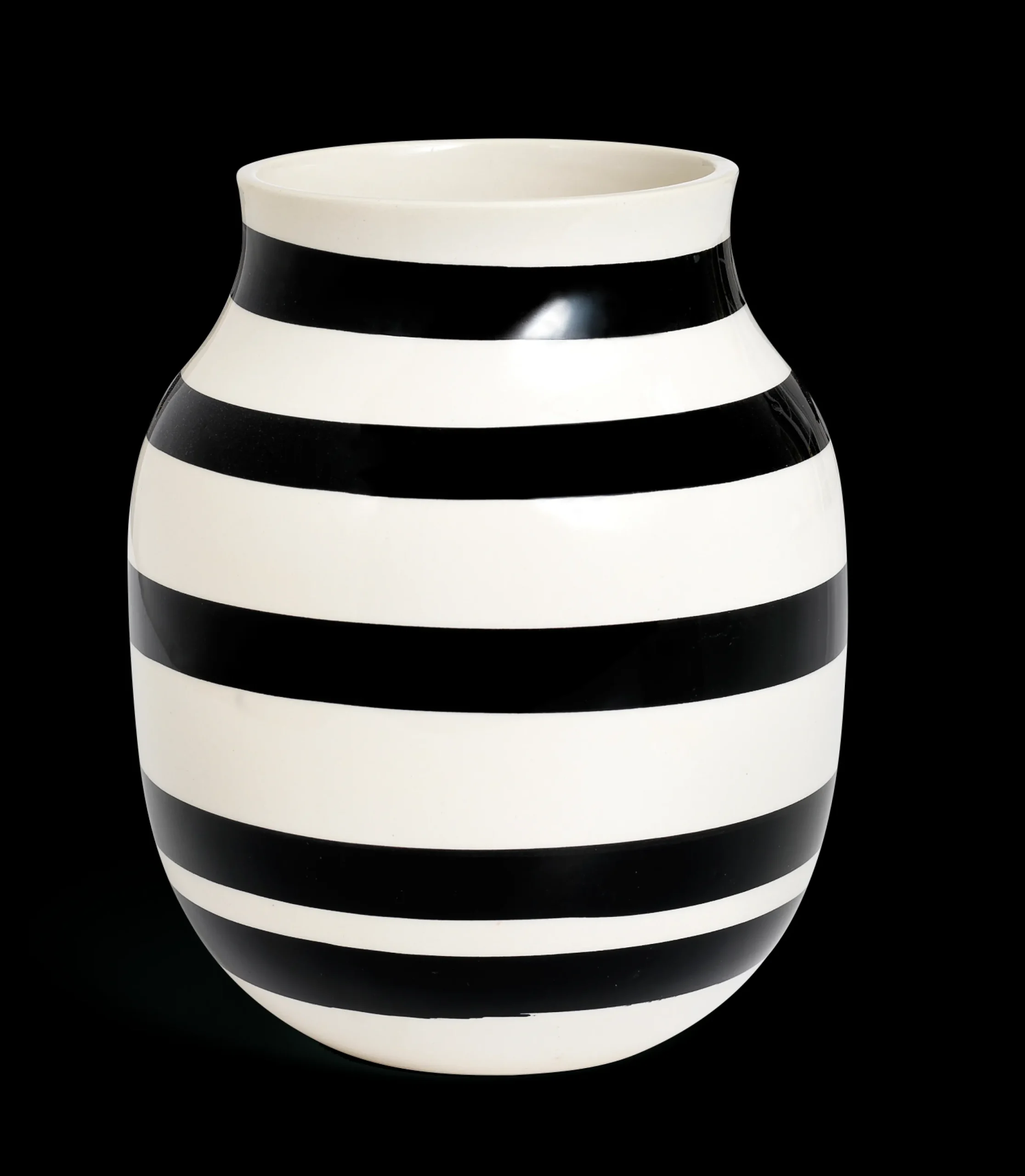 Kähler Omaggio Vase H20 sort (11962)