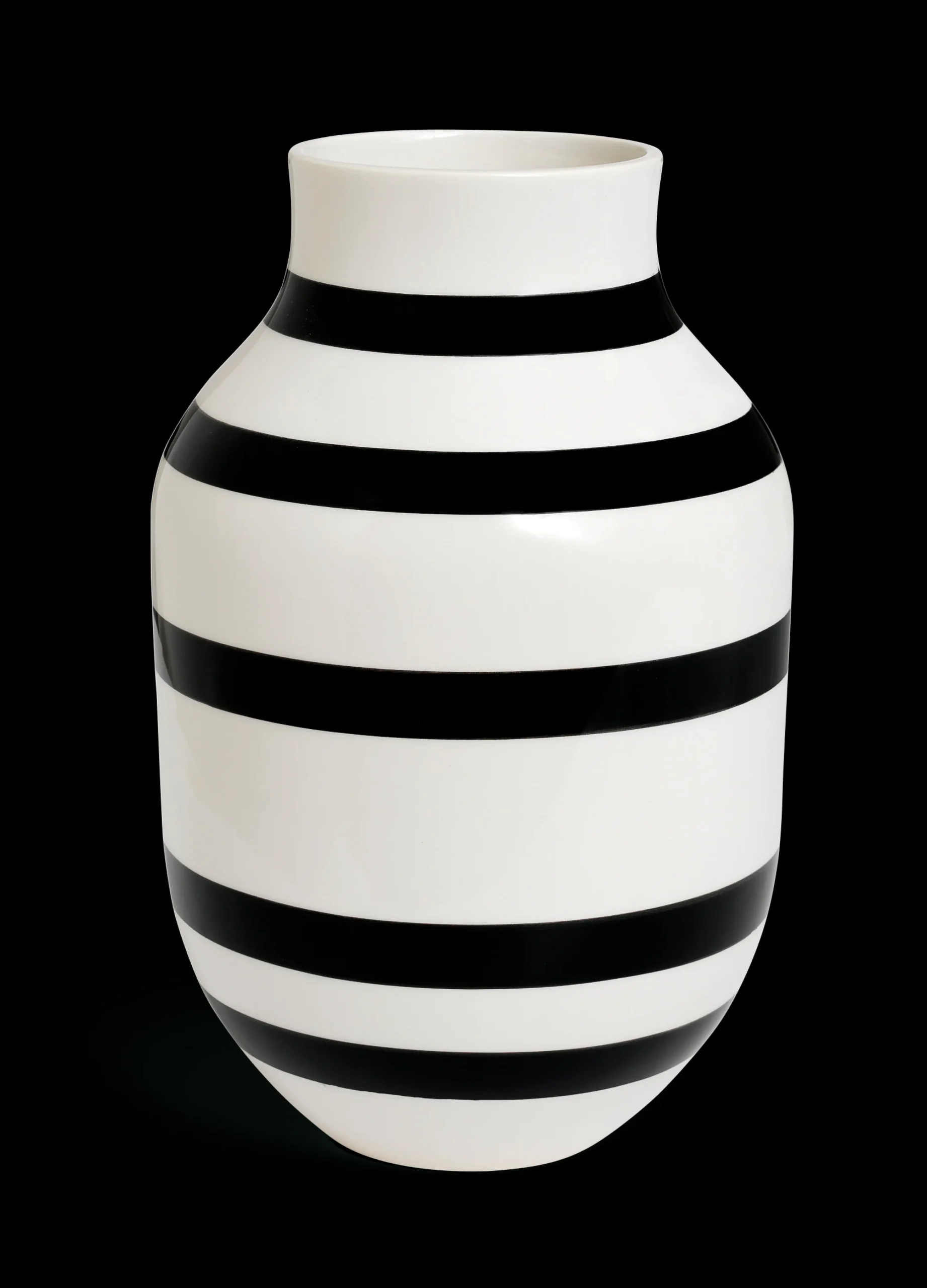 Kähler Omaggio Vase H31 sort (11679)