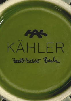 Kähler Orangery Telyslykt Ø9.5 cm green garden - Kjøb her