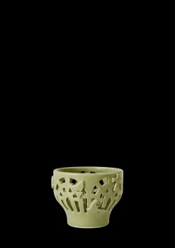 Kähler Orangery Telyslykt Ø9.5 cm spring leaf - Kjøb her