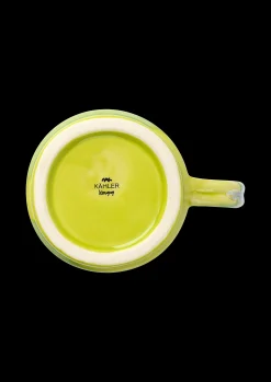 Kähler Poppery Kopp med hank 35 cl apple green/mint